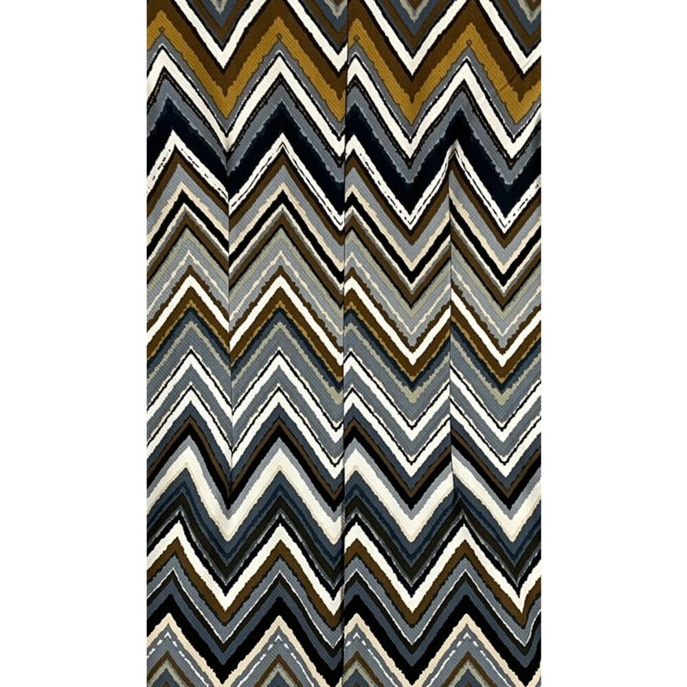 Madison Leigh Chevron Sheath Dress Size 6 Polyester Spandex Gray - Picture 9 of 10